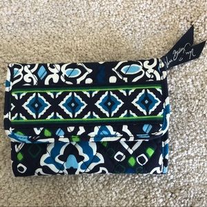 Vera Bradley Retired Ink Blue Wallet